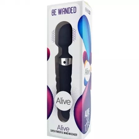 ALIVE - MASSEUR VIBRATEUR BE WANDED NOIR