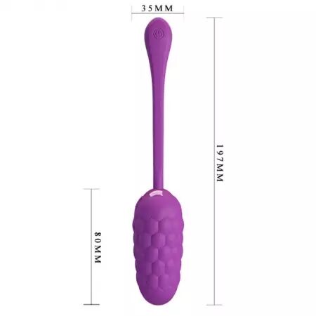 PRETTY LOVE - OEUF VIBRANT  TEXTURE MARINE RECHARGEABLE VIOLET