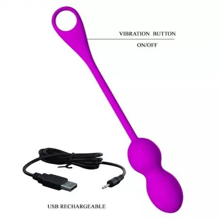 PRETTY LOVE - BALLES VIBRANTES RECHARGEABLES ELVIRA VIOLET