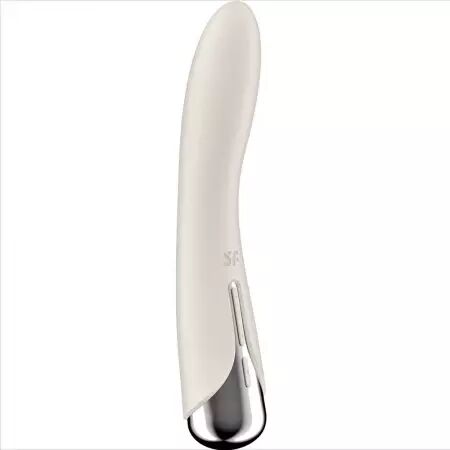 SATISFYER - VIBRATEUR ROTATEUR SPINNING VIBE 1 G-SPOT BEIGE