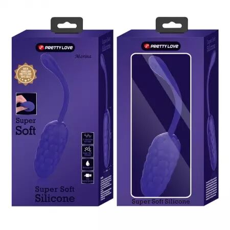 PRETTY LOVE - OEUF VIBRANT  TEXTURE MARINE RECHARGEABLE VIOLET