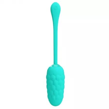PRETTY LOVE - OEUF VIBRANT  TEXTURE MARINE RECHARGEABLE AQUA GREEN