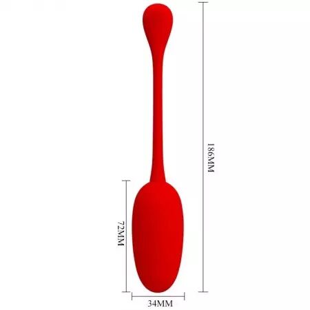 PRETTY LOVE - OEUF VIBRANT RECHARGEABLE KNUCKER ROUGE