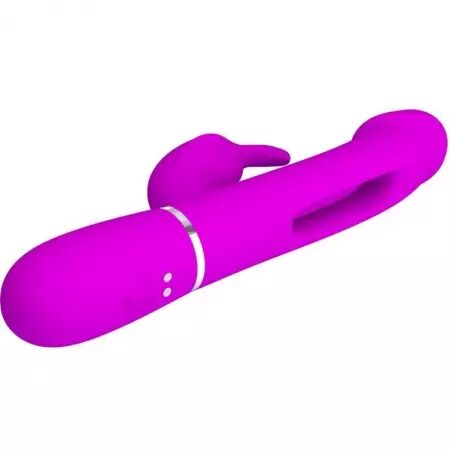 PRETTY LOVE - VIBRATEUR DEJON RABBIT 3 EN 1 MULTIFONCTION VERT AQUA