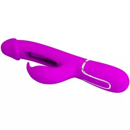 PRETTY LOVE - VIBRATEUR DEJON RABBIT 3 EN 1 MULTIFONCTION VERT AQUA