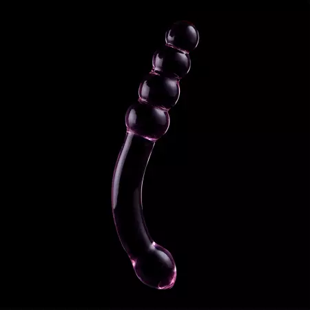 NEBULA SERIES BY IBIZA - MODÈLE 14 GODE EN VERRE BOROSILICATE 18,5 X 3 CM ROSE