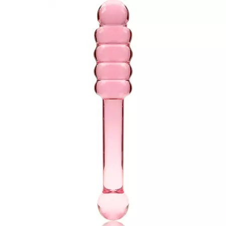 NEBULA SERIES BY IBIZA - MODÈLE 20 GODE EN VERRE BOROSILICATE 20,5 X 3 CM ROSE