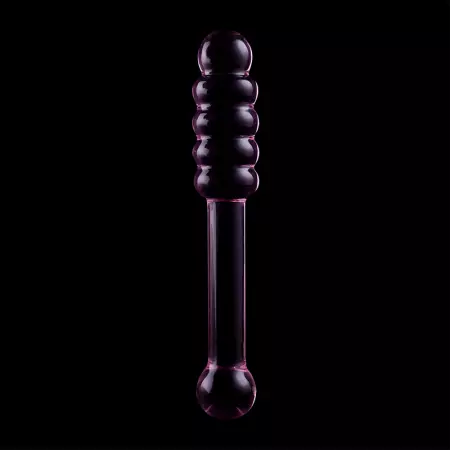NEBULA SERIES BY IBIZA - MODÈLE 20 GODE EN VERRE BOROSILICATE 20,5 X 3 CM ROSE