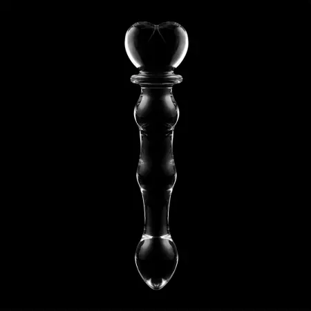NEBULA SERIES BY IBIZA - MODÈLE 21 GODE EN VERRE BOROSILICATE 20,5 X 3,5 CM CLAIR