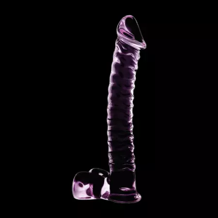 NEBULA SERIES BY IBIZA - MODÈLE 23 GODE EN VERRE BOROSILICATE 21,5 X 4 CM ROSE