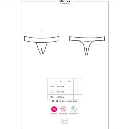 OBSESSIVE - CULOTTE MIAMOR SANS CROCHET L/XL