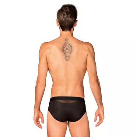 OBSESSIVE - SLIPS BOLDERO NOIR L/XL