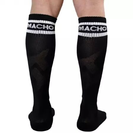 MACHO - CHAUSSETTES LONGUES TAILLE UNIQUE NOIR