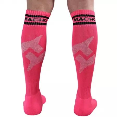 MACHO - CHAUSSETTES LONGUES TAILLE UNIQUE ROSE