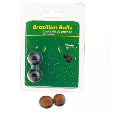 TALOKA - GEL INTIME 2 BOULES BRÉSILIENNES AU CHOCOLAT