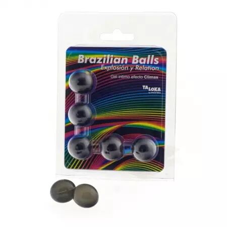 TALOKA - 5 BOULES BRÉSILIENNES GEL EXCITANT EFFET CLIMAX