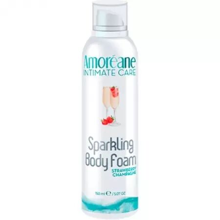 AMOREANE - MASSEUR CORPS MOUSSE FRAISE CHAMPAGNE 150 ML