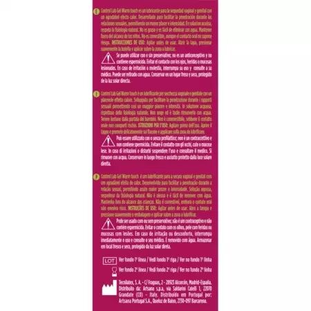 CONTROL - GEL LUBRIFIANT EFFET CHALEUR LUB 75 ML