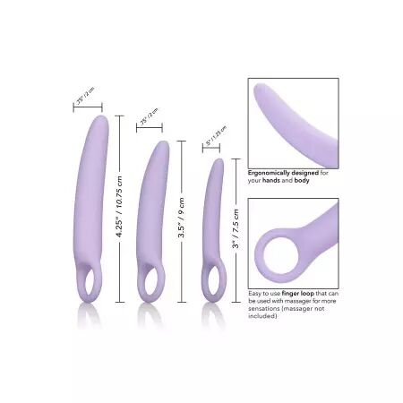 CALIFORNIA EXOTICS - DR LAURA BERMAN ALENA ENSEMBLE DE 3 DILATEURS EN SILICONE