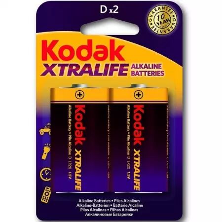 KODAK - PILES ALCALINES XTRALIFE LR20 D LR20 1.5V