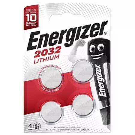ENERGIZER - PILE BOUTON LITHIUM CR2032 3V 4 UNIT?
