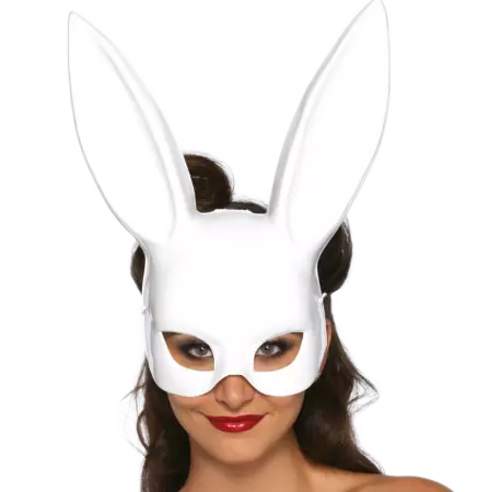 LEG AVENUE - MASQUERADE MASQUE DE LAPIN BLANC