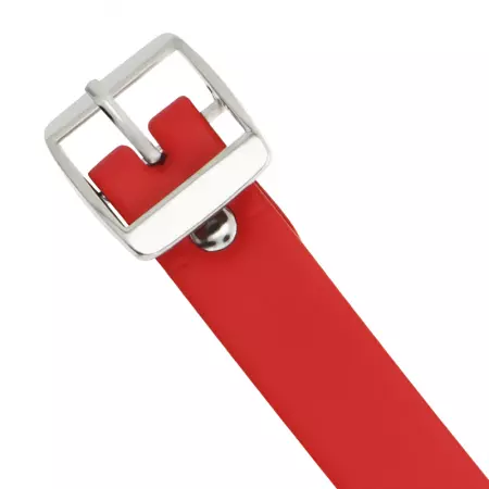 COQUETTE - CHIC DESIRE COLLIER CUIR VEGAN ROUGE FEMME ACCESSOIRE FÉTICHE