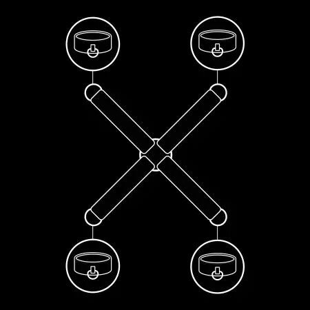 FETISH SUBMISSIVE - UNION DE MENOTTES EN CUIR VÉGAN