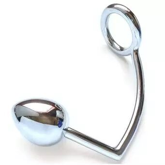 METAL HARD - ANNEAU AVEC CROCHET ANAL 50MM