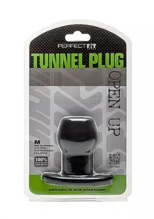 PERFECT FIT BRAND - ASS TUNNEL PLUG SILICONE NOIR M