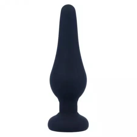 INTENSE - PLUG ANAL PIPO S SILICONE NOIR 9,8 CM