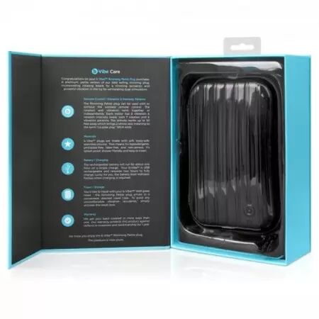 B-VIBE - RIMMING TÉLÉCOMMANDE PLUG ANAL PETITE NOIR