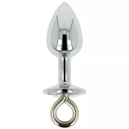 PLUG ANAL EN MÉTAL OHMAMA FETISH AVEC ANNEAU