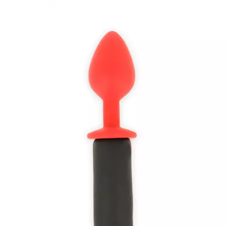 PLUG ANAL EN SILICONE OHMAMA FETISH DEVIL''S TAIL 8 CM