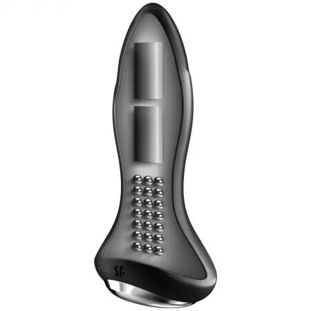 SATISFYER - ROTATOR PLUG 1+ APPLICATION VIBRANTE NOIR