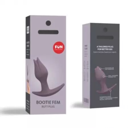 FUN FACTORY - BOOTIE FEM FEMELLE BUTT ANAL PLUG DARK TAUP