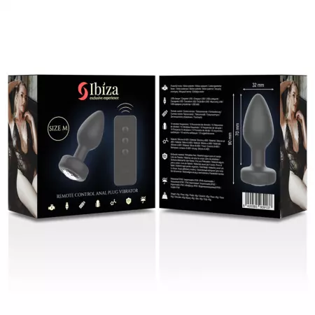IBIZA - PRISE ANAL TÉLÉCOMMANDE TAILLE M