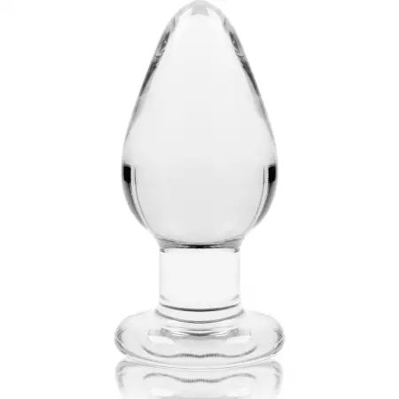 NEBULA SERIES BY IBIZA - PLUG ANAL MODÈLE 3 VERRE BOROSILICATE 11 X 5 CM TRANSPARENT