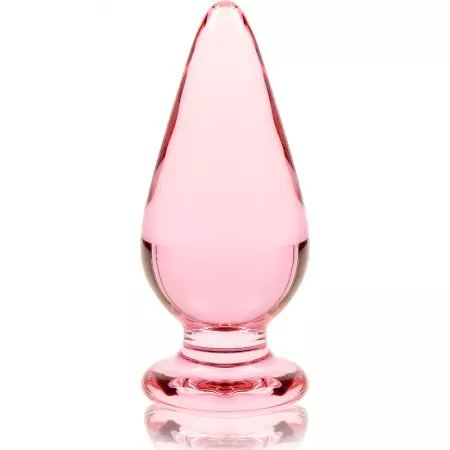 NEBULA SERIES BY IBIZA - PLUG ANAL MODÈLE 4 VERRE BOROSILICATE 11 X 5 CM ROSE
