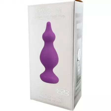 ADRIEN LASTIC - PLUG ANAL AMUSE SILICONE VIOLET TAILLE M