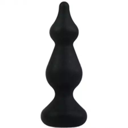 ADRIEN LASTIC - PLUG ANAL AMUSE SILICONE NOIR TAILLE S