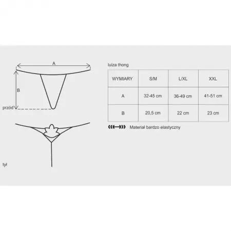 OBSESSIVE - STRING LUIZA BLANC L/XL