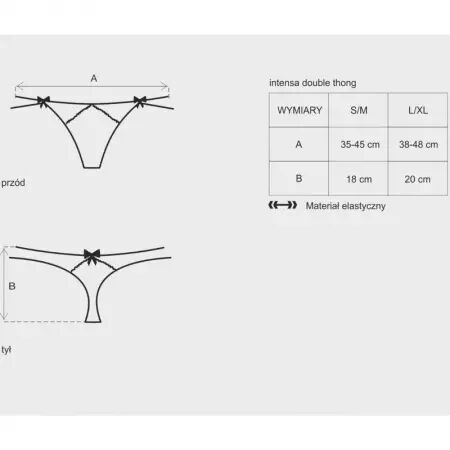 OBSESSIVE - STRING DOUBLE INTENSA L/XL