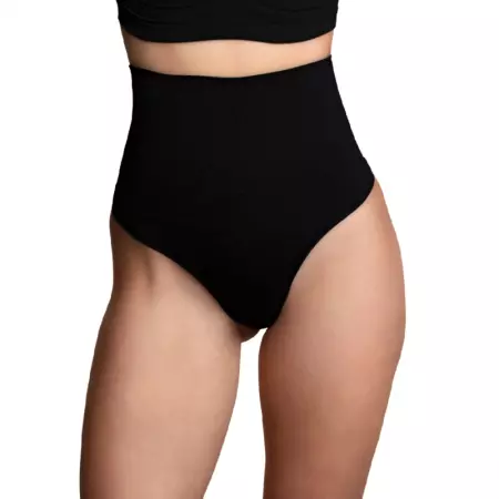BYE-BRA - FAONNEUR SANS POINTS STYLE STRING NOIR TAILLE XXL