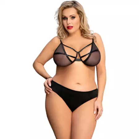 QUEEN LINGERIE - ENSEMBLE DEUX PIÈCES GRANDE TAILLE