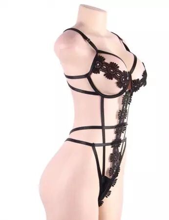 SUBBLIME - TEDDY DENTELLE  BRETELLES L/XL
