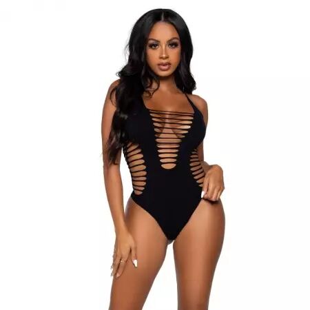LEG AVENUE - BODY STRING RACERBACK NOIR