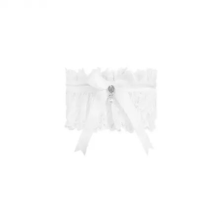 OBSESSIVE - AMOUR BLANC PORTE JARRETELLES TAILLE UNIQUE