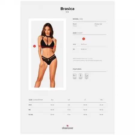 OBSESSIVE - SOUTIEN-GORGE BRASICA M/L