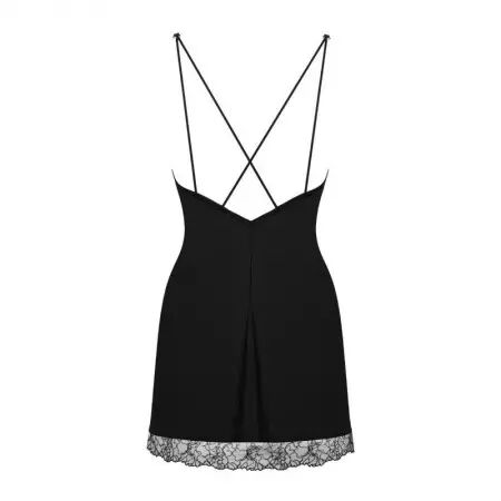 OBSESSIVE - CHEMISE BELLA ROU & STRING M/L